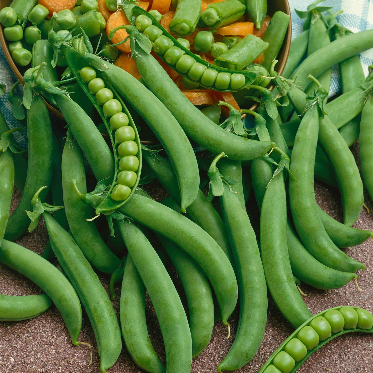 organic pea green arrow