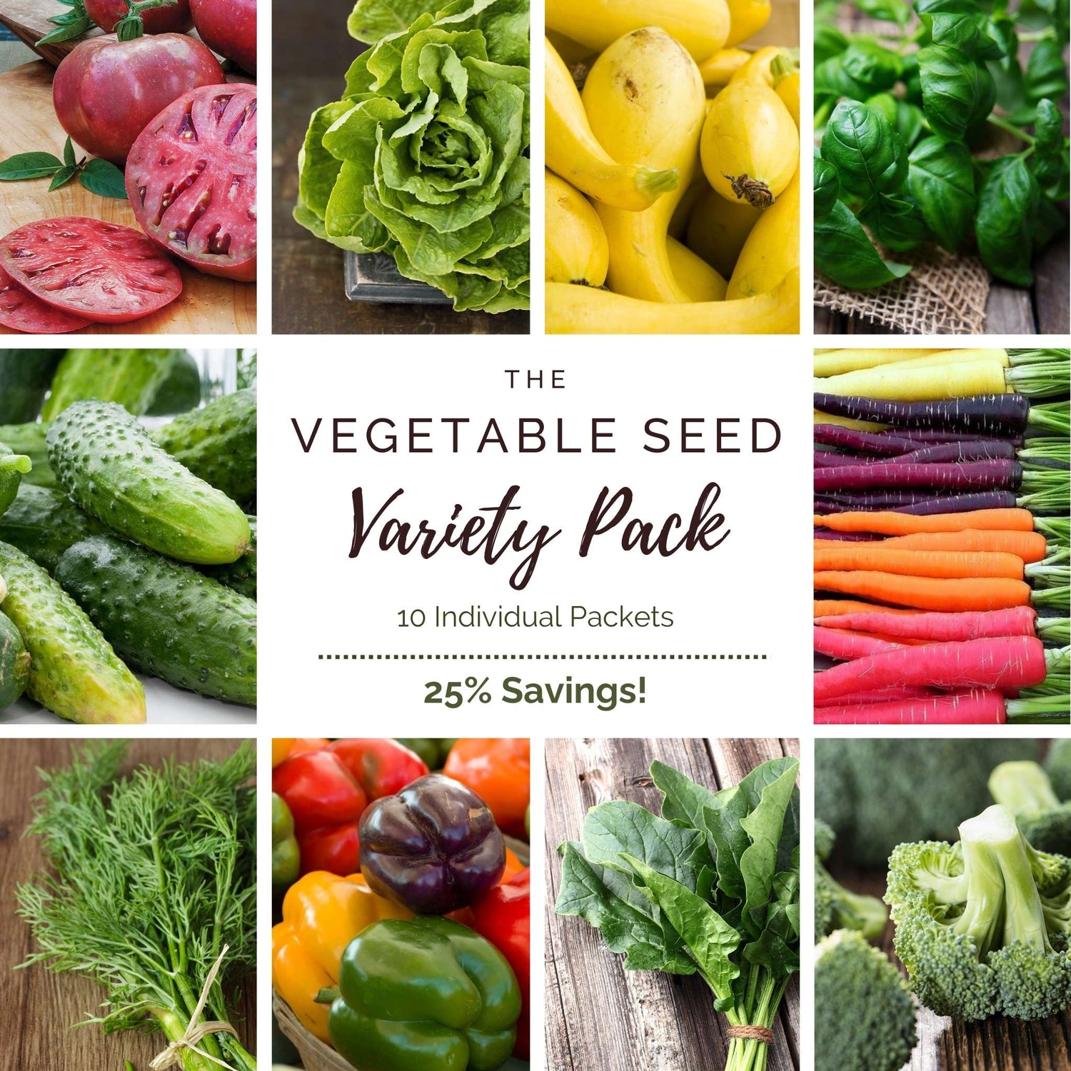 Vegetable Seed Variety Pack