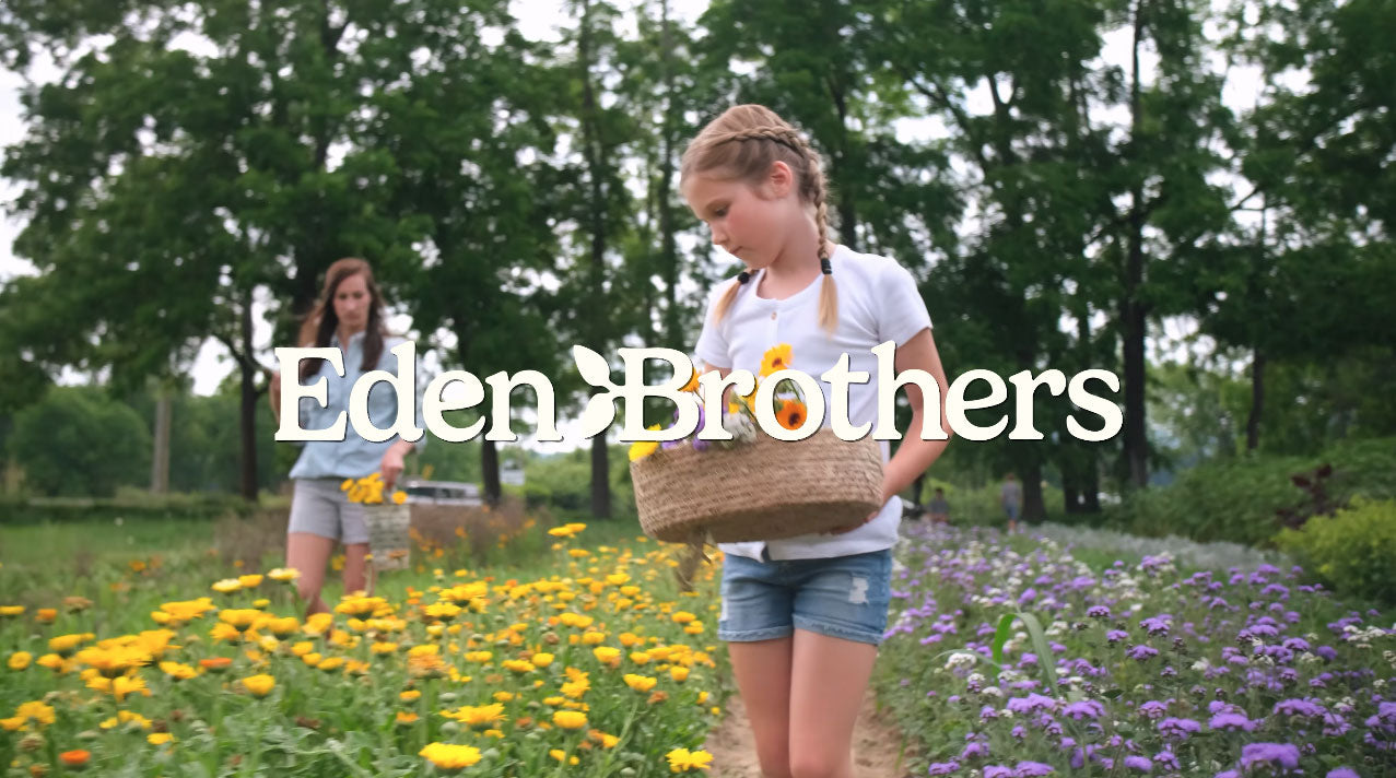 Load video: Meet Eden Brothers, an online seed and flower bulb company based in Asheville, North Carolina. Since 2009, we’ve helped millions of gardeners across the United States grow beautiful flowers, productive vegetable gardens, herbs, wildflowers, and more.Explore one of the most diverse collections of flower seeds, flower bulbs, wildflower seeds, vegetable seeds, and herb seeds available online. Our selection includes heirloom and organic varieties, hard-to-find plants, custom wildflower seed mixes, dahlias, peonies, zinnias, and hundreds of new varieties introduced each season.