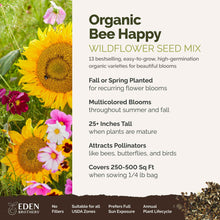 A visual overview of the wildflower seed mix, showcasing expected floral blooms.