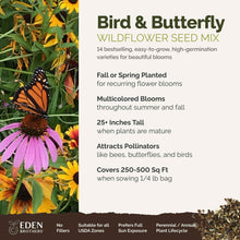 A visual overview of the wildflower seed mix, showcasing expected floral blooms.