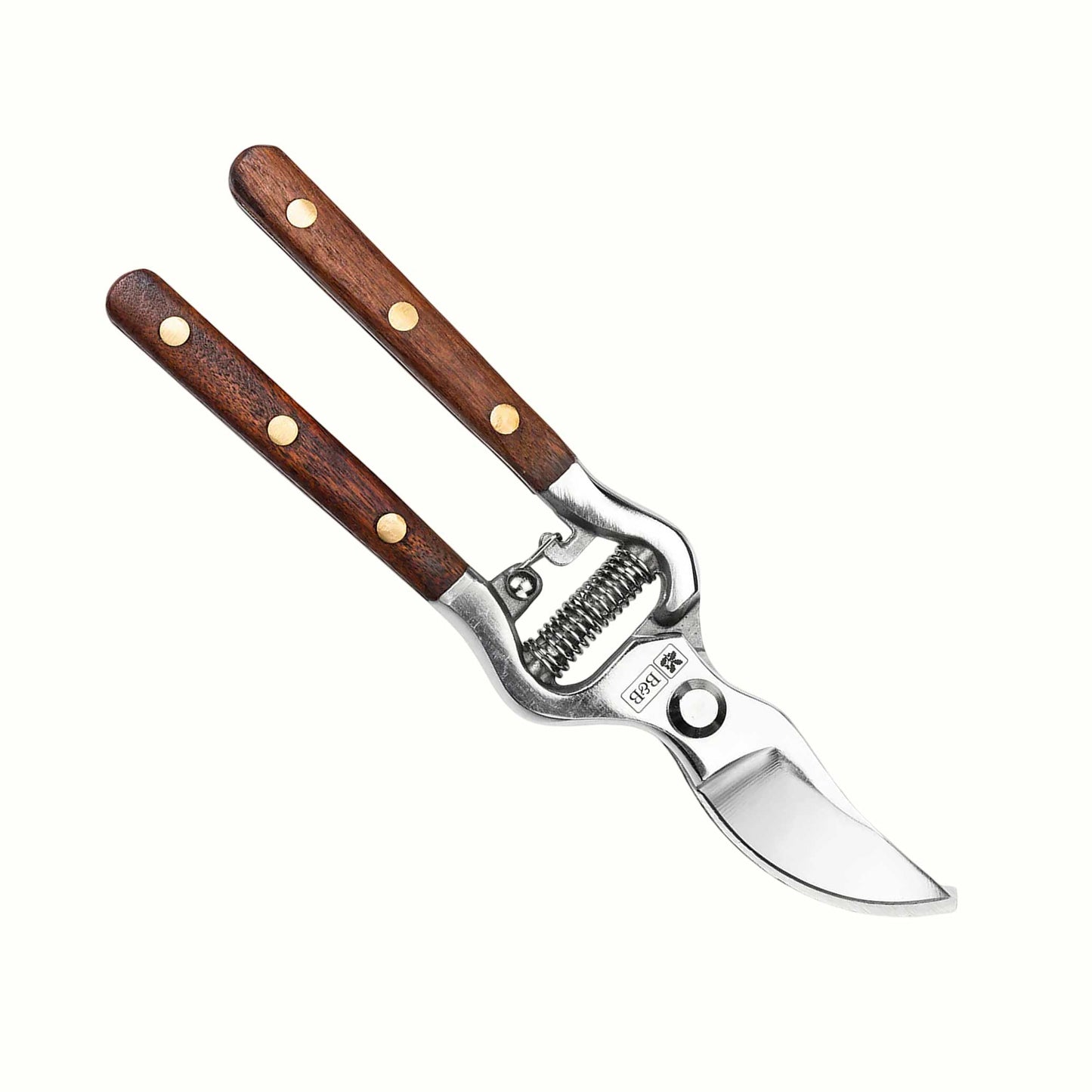 Burgon & Ball® Wood Handle Bypass Pruner with wooden handle on a white background