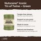 Green twine spool with Nutscene branding on a white background
