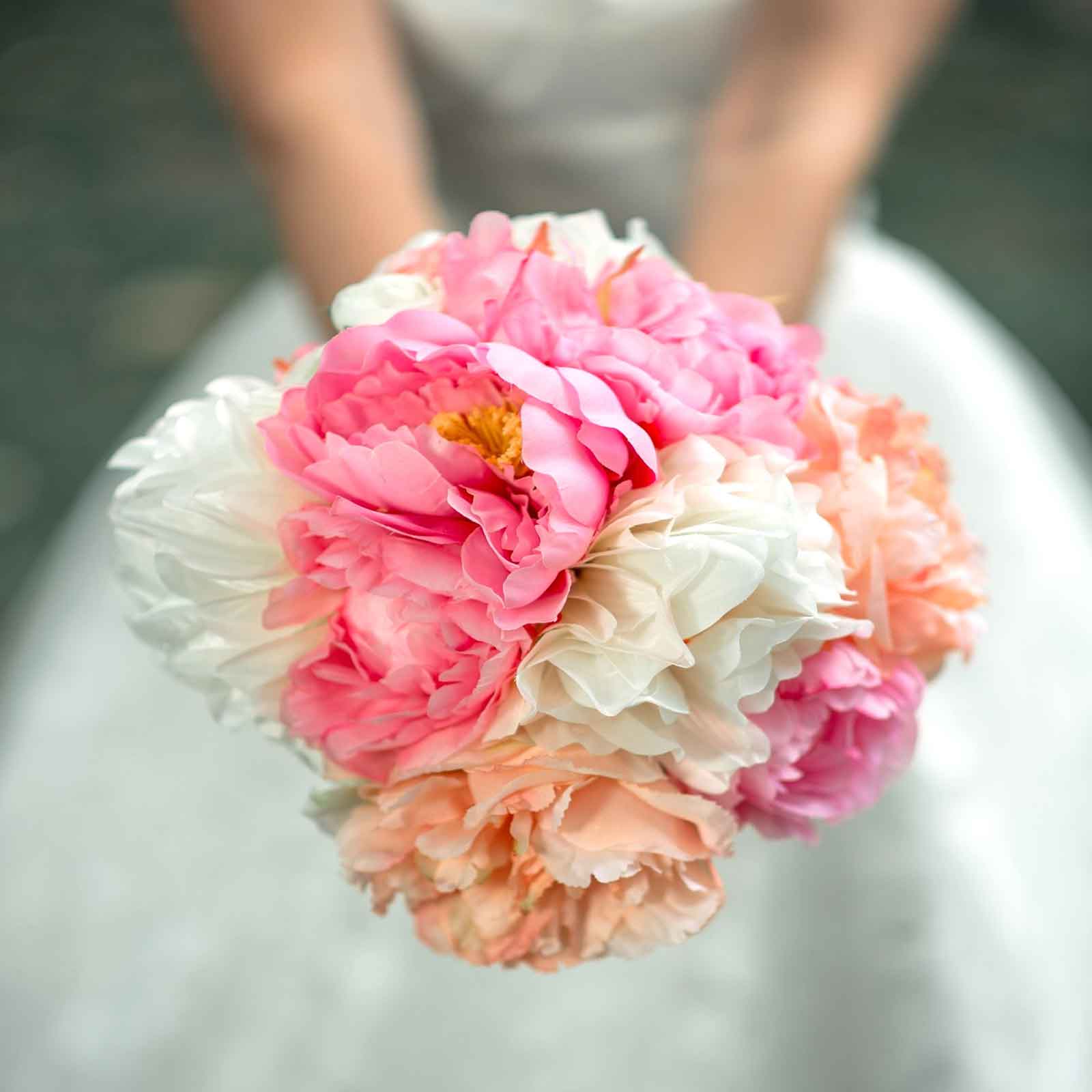 Peony Roots - Jumbo Bridal Bouquet