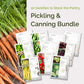 Graphic of pickling and canning bundle pack displaying a product image and contents of the bundle.