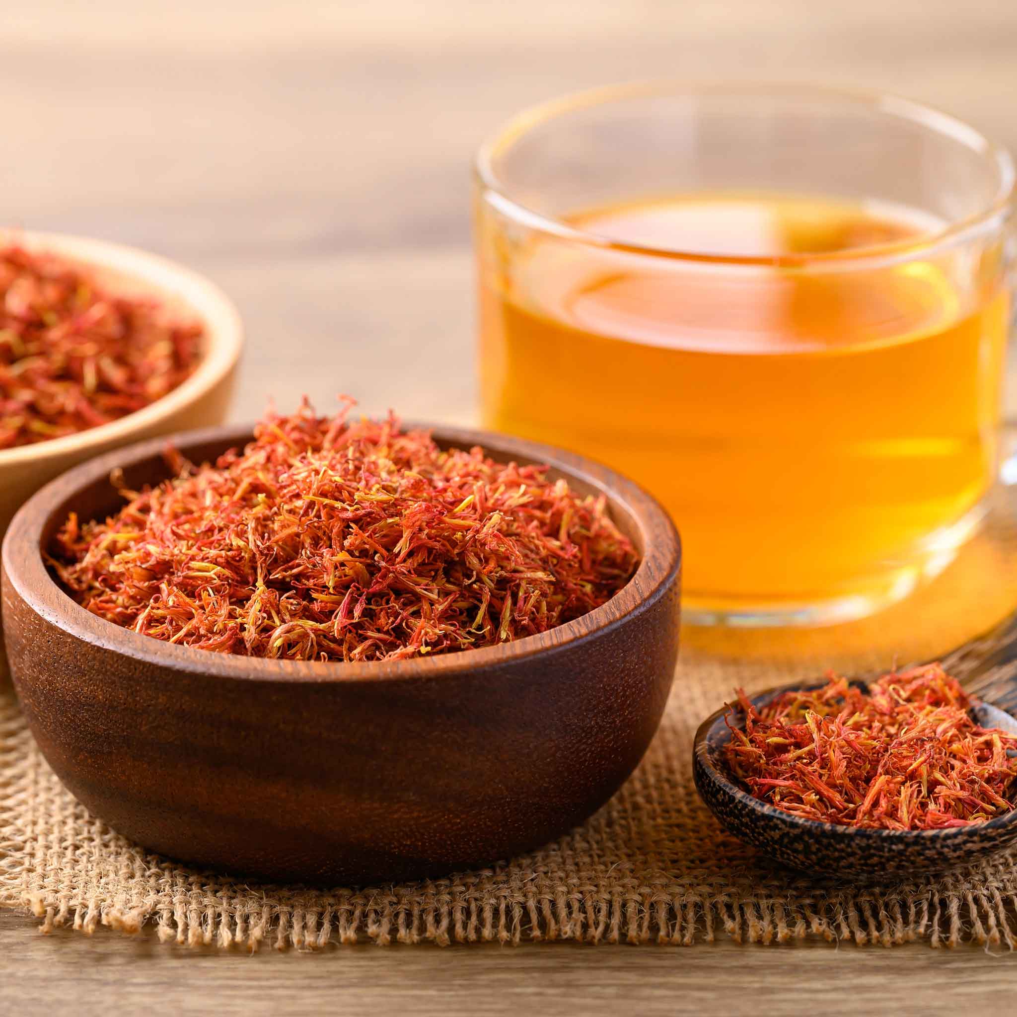 Processed stripped safflwer corrales azafran for other purposes.