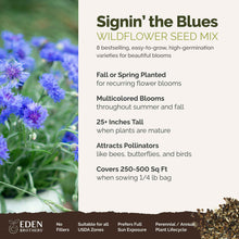 A visual overview of the wildflower seed mix, showcasing expected floral blooms.