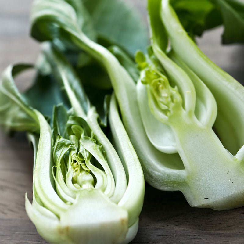Organic Pak Choy White Stem Cabbage