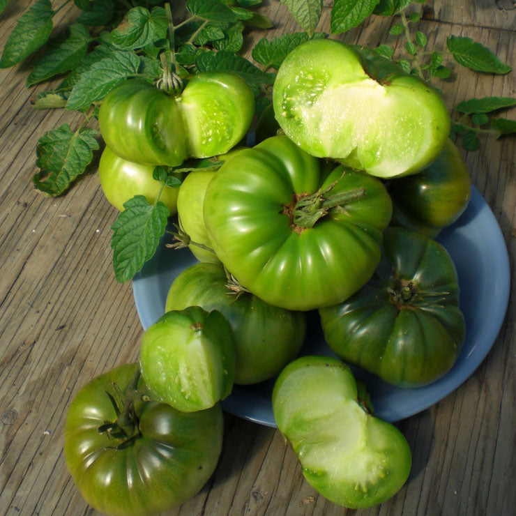 Tomato Seeds - Aunt Rubys German Green | Vegetable Seeds in Packets ...